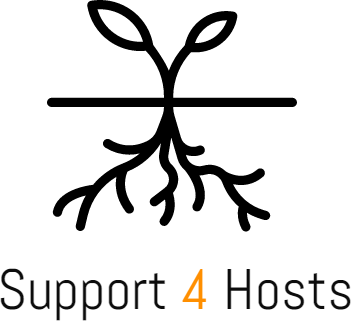 Support 4 Hosts